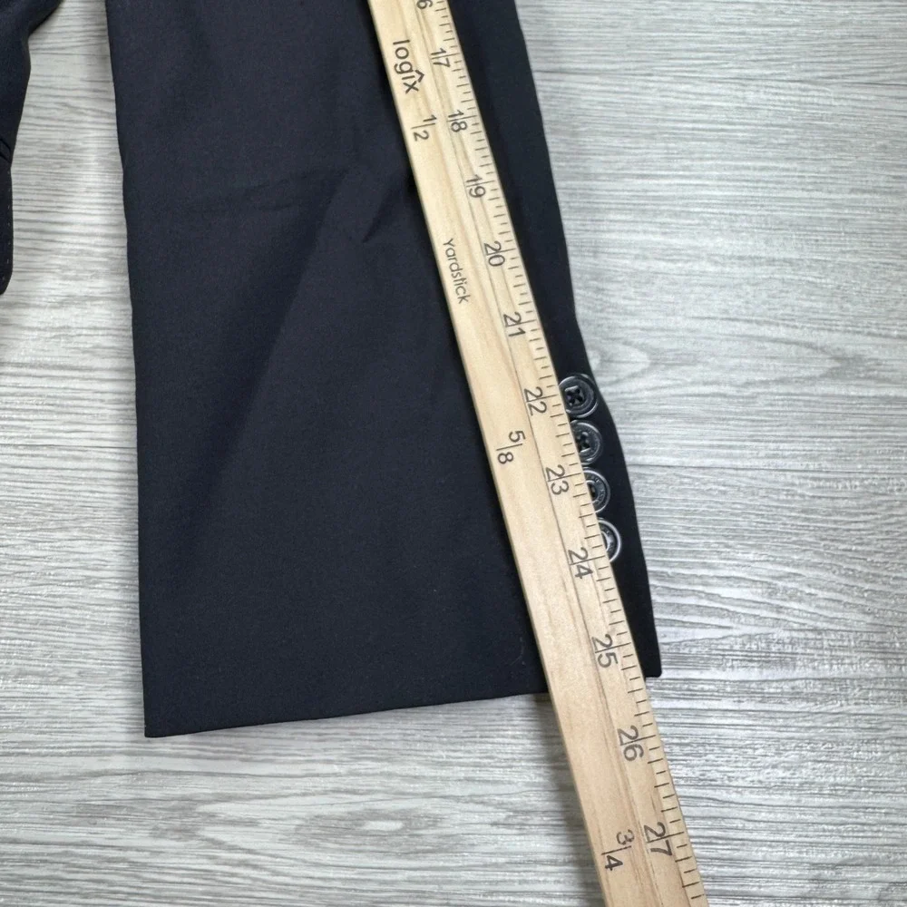 Rock &‎ Republic Mens Blazer Suit Jacket Black 42R Wool Blend Two Button